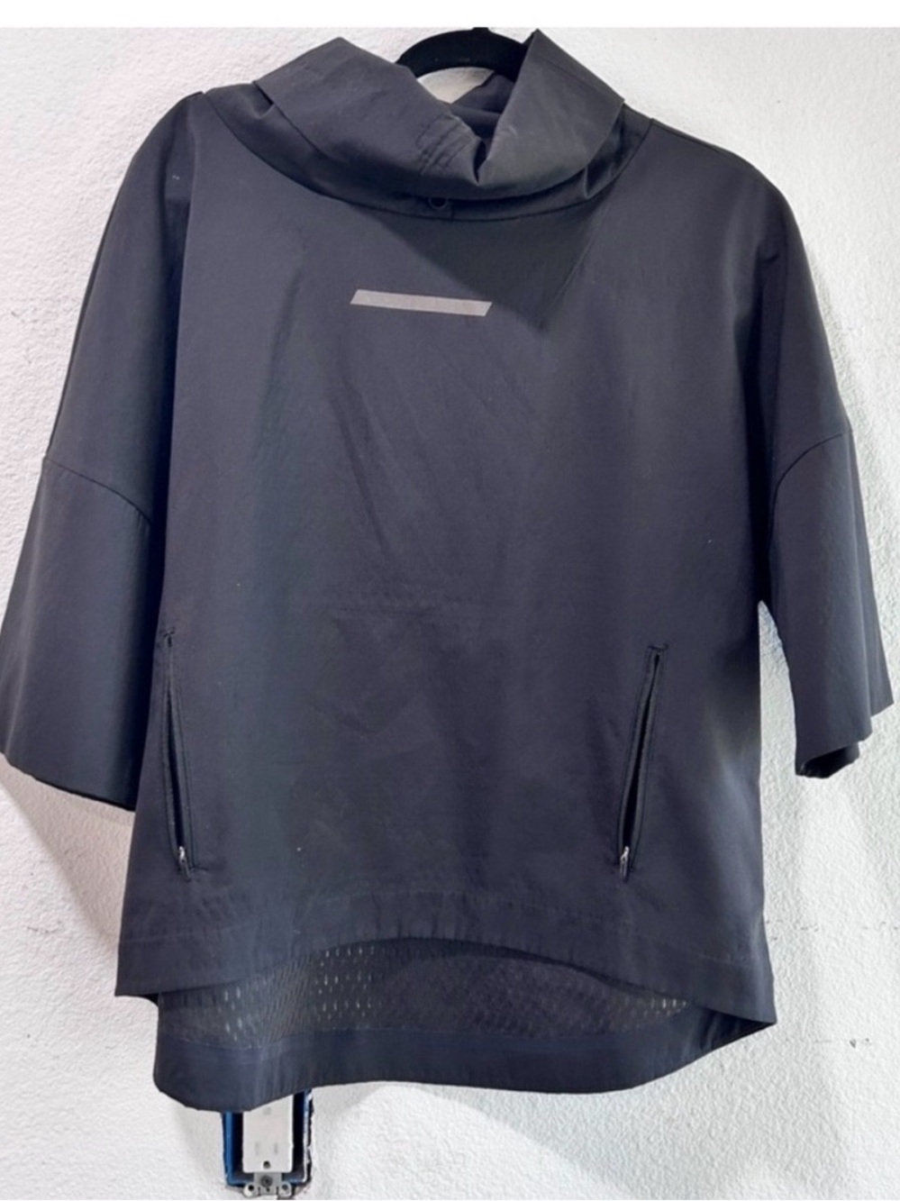 Zella Black Pullover with Lime Logo